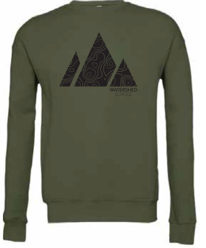 Topo Map Pullover Sweatshirt (Multiple Colors) | Watershed School